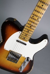 Fender Custom Shop Ltd 58 Telecaster Heavy Relic Faded Chocolate 3Tone Sunburst