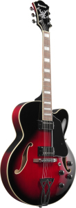 Ibanez Af75 Transparent Red Sunburst