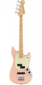Fender Limited Mustang Bass Pj Shell Pink Basso Elettrico