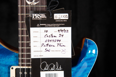 Prs Custom24 Thin Aquamarine