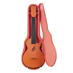 Cascha Ukulele Concerto in Carbonio Pack Orange con Borsa Tracolla e Plettri