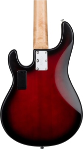 Sterling By Music Man StingRay5 HH RAY5HH Ruby Red Burs Satin