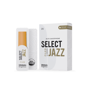 D'Addario 10 Ance Sax Alto Organic Select Jazz 2 Medium Filed