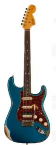 Fender Custom Shop Ltd 67 Hss Stratocaster Heavy Relic Aged Aqua Marine Metallic