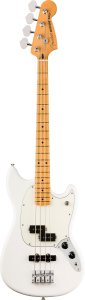 Fender Player II Mustang Bass PJ Maple Fingerboard Polar White