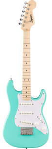 Squier Mini Stratocaster Maple See Foam Green