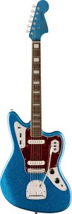 Squier FSR Classic Vibe '70s Jaguar Matching Headstock Blue Sparkle