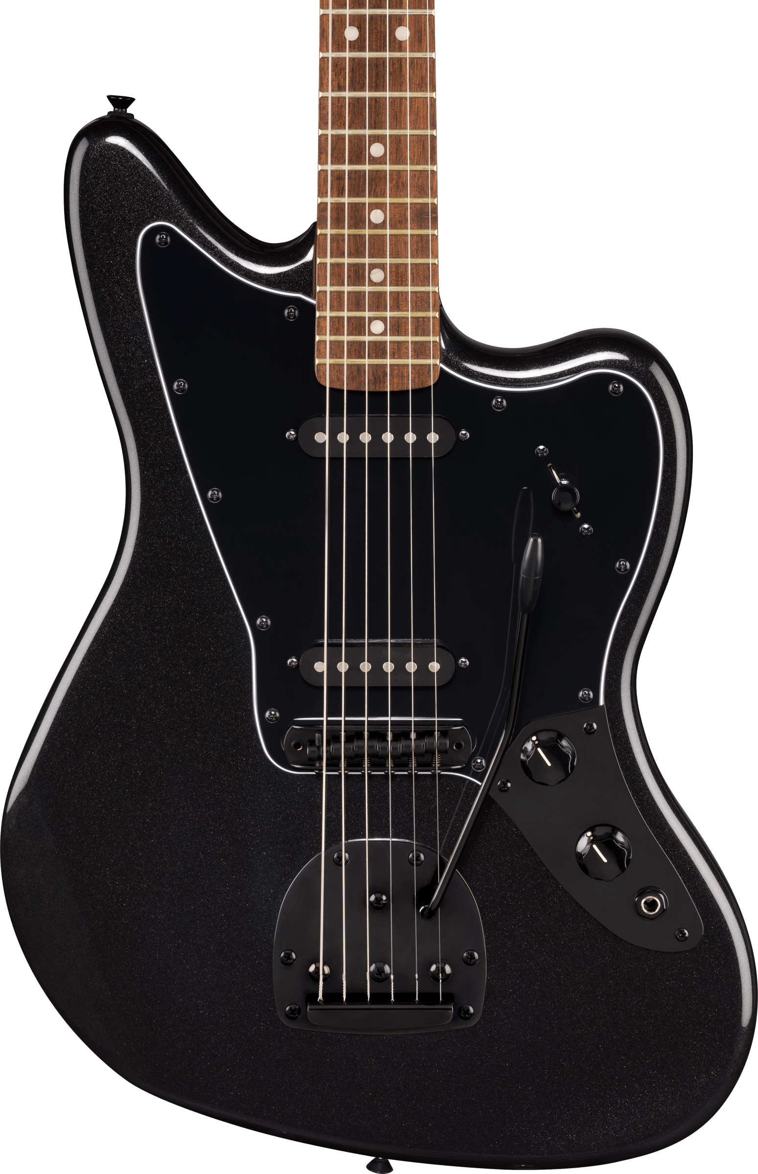 Squier FSR Affinity Jaguar Laurel FIngerboard Metallic Black Limited Edition