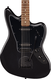 Squier FSR Affinity Jaguar Laurel FIngerboard Metallic Black Limited Edition