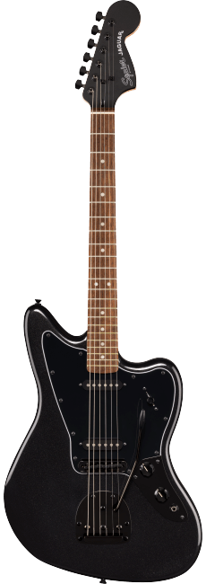 Squier FSR Affinity Jaguar Laurel FIngerboard Metallic Black Limited Edition