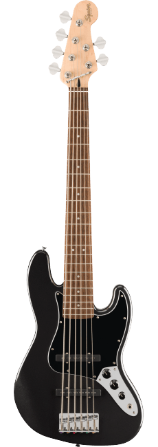 Squier Affinity Series Jazz Bass VI Black Metallic