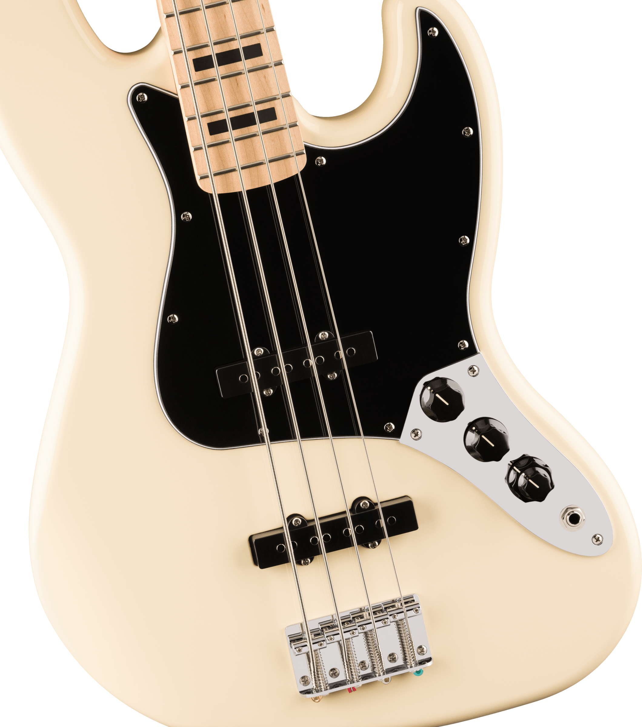 Squier Active Jazz Bass V Serie Affinity Olympic White Limited Edition