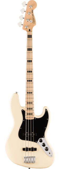 Squier Active Jazz Bass V Serie Affinity Olympic White Limited Edition