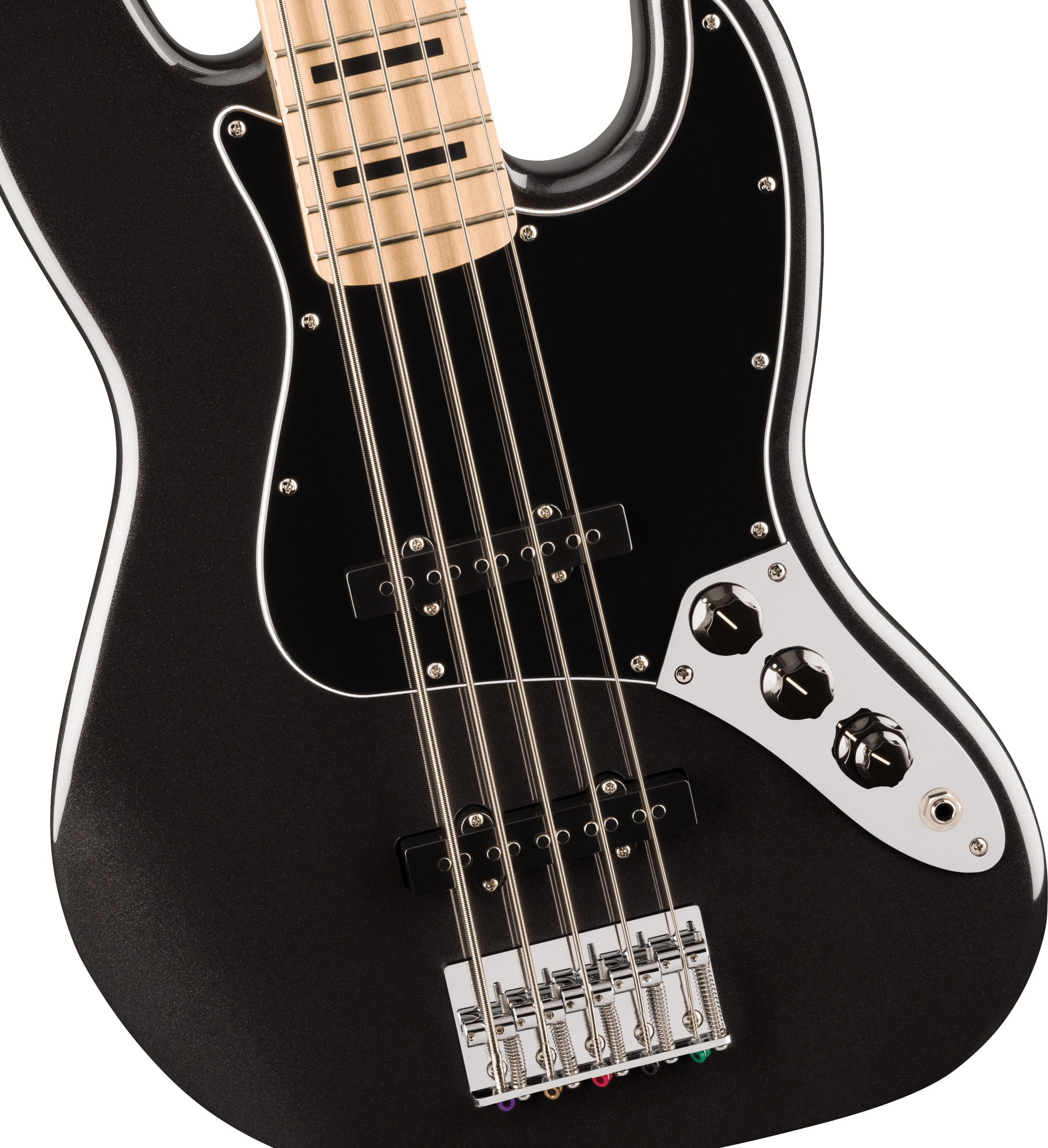 Squier Active Jazz Bass V Serie Affinity Black Metallic