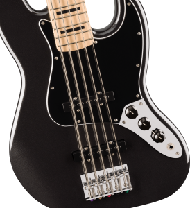 Squier Active Jazz Bass V Serie Affinity Black Metallic