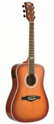 EKO TRI MINI EQ RIDOTTA CHITARRA ACUSTICA HONEY BURST