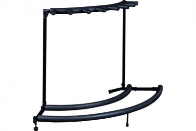 Rockgear RS 20887 B/1 FP Stand Multiplo Flat Pack per 7 chitarre/bassi elettrici, Corner