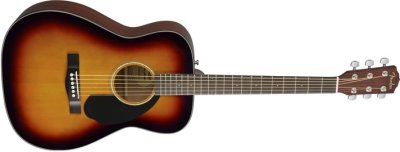 Fender Cc60S Concert 3 Color Sunburst Chitarra Acustica