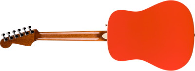 Fender California Standard Redondo Mini Fiesta Red con Custodia Morbida