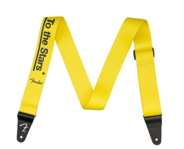 Fender Tracolla Tom DeLonge To The Stars Strap Graffiti Yellow