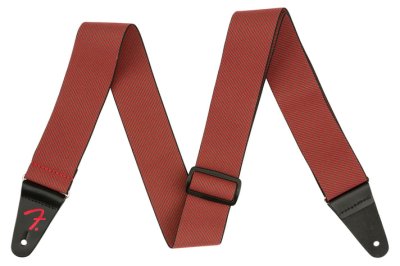 Fender Limited Edition WeighLess Festive Strap Tweed Strap Green and Red 2'