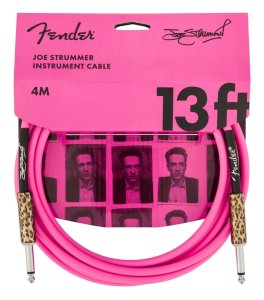 Fender Joe Strummer Instrument Cable Mt4 Pink Leopard