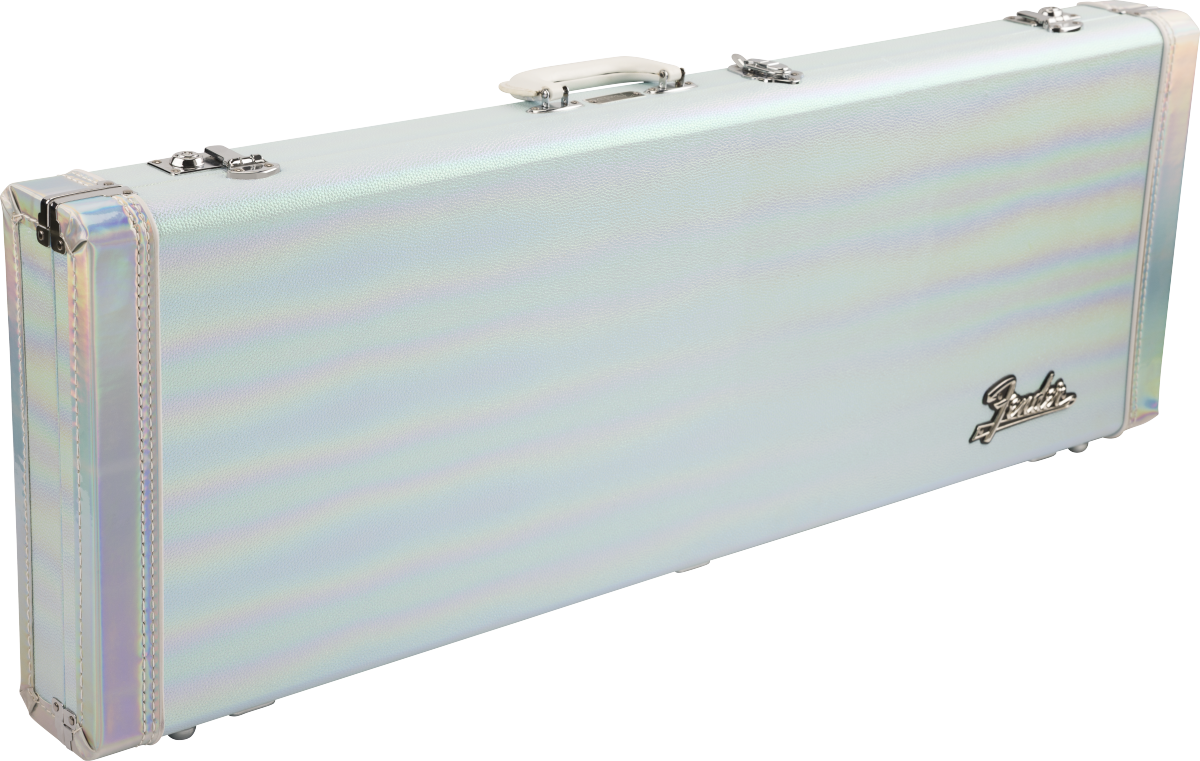 Fender Classic Series Wood Case Stratocaster Telecaster Galaxy Iridescente