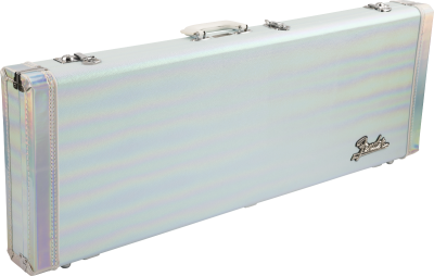 Fender Classic Series Wood Case Stratocaster Telecaster Galaxy Iridescente