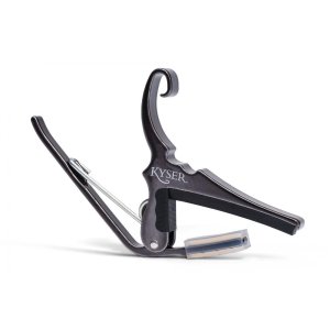 Kyser Kg6BCA Capotasto per Acustica Black Chrome
