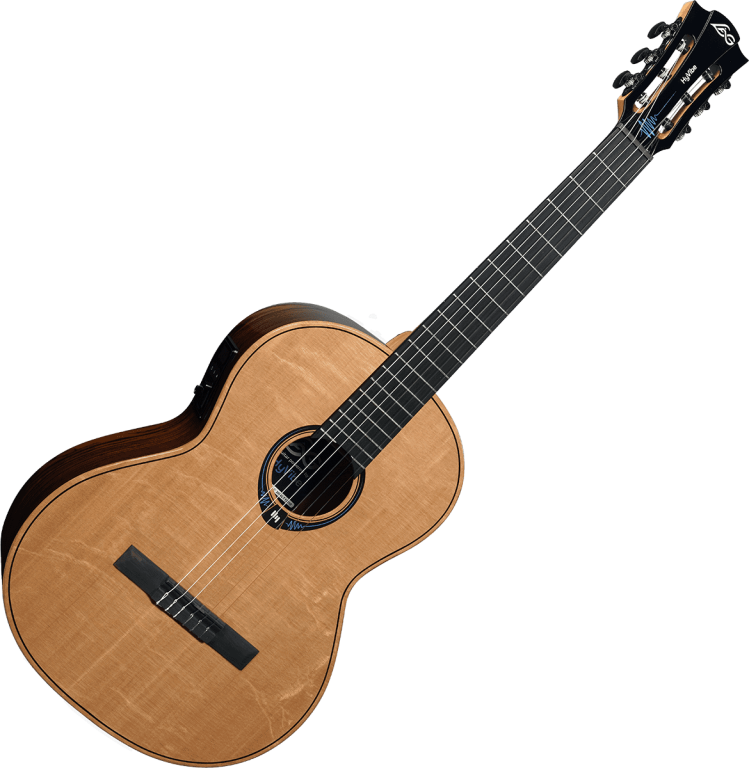 Lag Chv30e Chitarra Classica Elettrificata Natural Con Astuccio