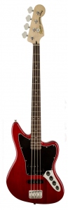 Squier Vintage Modified Jaguar Bass Special Crimson Red Trasparent