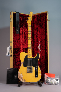 Fender Custom Shop 52 Telecaster Heavy Relic Maple Neck Aged Nocaster Blonde