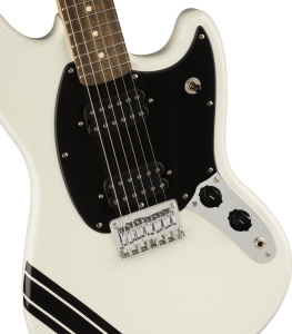 Squier Bullet Mustang Competition Hh  Artic White Chitarra Elettrica