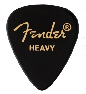 Fender Plettri 351 Black Heavy Pack 12 Pz