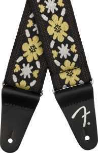 Fender Tracolla  Pasadena Woven Strap 2' Yellow Clover