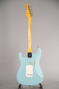 Fender Custom Shop Built 1963 Stratocaster Heavy Relic Faded Aged Daphne Blue