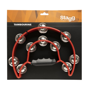 Stagg Tamburello 1/2 Luna Rosso 20 Sonag