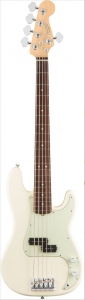 Fender American Professional Precision Bass V Olimpic White