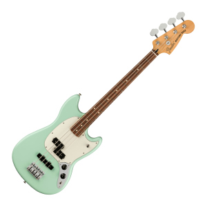 Fender Mustang Bass Pj Pau Ferro Surf Green