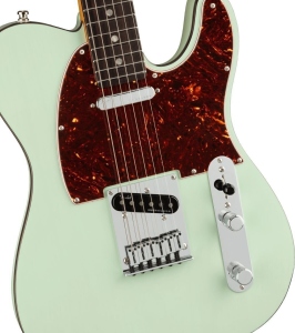 Fender American Ultra Luxe Telecaster Rw Transparent Surf Green