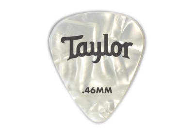 Taylor Celluloid 351 Guitar Picks 0,46 White Pearl 12 Pack