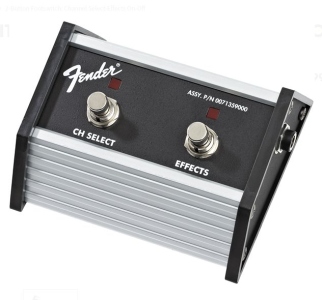 Fender 2-Button Footswitch Channel Select-Effects On-Off
