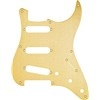 Fender Pickguard Stratocaster SSS 8 Hole Mount Gold Anodized Aluminum, 1 Ply