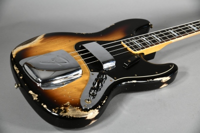 Fender Custom Shop Jazz Bass Heavy Relic Faded Aged 3 Color Sunburst Ltd