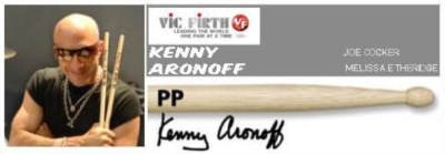 Vic Firth Bacchette Kenny Aronoff Signature Punta in Legno