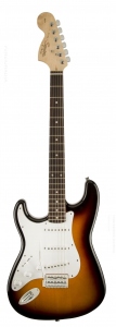 Squier Affinity Stratocaster Left Handed Laurel Brown Sunburst