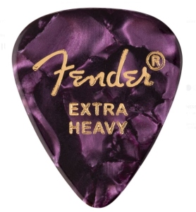 Fender Plettri 351 Purple Moto Extra Heavy Pack 12 Pz