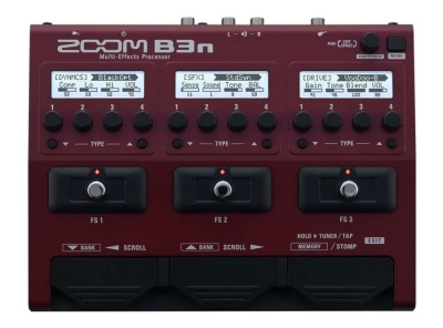 Zoom B3N Multi-Effect Pedal for Electric Bass