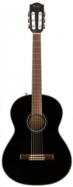 Fender Cn60S Black Chitarra Classica