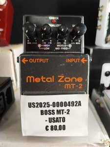 BOSS MT-2 METAL ZONE USATO